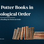 Harry Potter books in chronological order cover image.